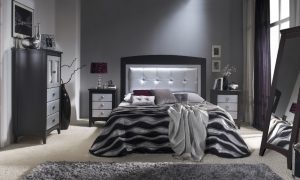 Decoración de dormitorios de color plata